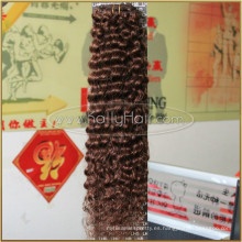 Price 6a Grade Bundles Brazilian Virgin Hair 22 &quot;Deep Wave Clip en la extensión del pelo